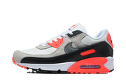 Side profile of a Nike Air Max 90 sneaker with a visible heel Air unit.