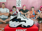 Nike Air Basketball Sneakers White Black Royal Blue