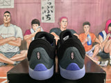Jordan Air Zoom Basketball Sneakers Black Purple