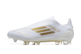 adidas F50 Laceless Soccer Cleats White Gold