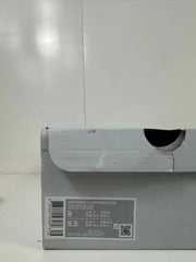 Shoebox label showing Air Force 1 Low identification, style code DD7050-100, and sample sizes.