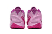 Rear view of the pink basketball shoes
