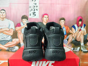 Rear view showing the heel panels and sculpted black outsoles.