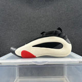 Black, White and Red Low-Top Sneakers