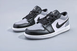 Jordan 1 Low Black Grey Sneakers