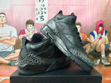 Jordan 3 Black Elephant Print Sneakers
