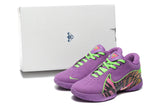 Nike 908-6 Purple Green Basketball Sneakers
