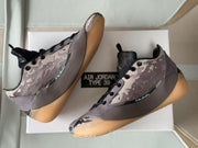 Air Jordan 39 pair shown at an angle with the model-labeled box in the background.