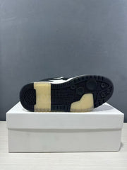 Bottom view showing the black rubber outsole, textured tread pattern and translucent traction sections.