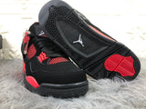 Jordan 4 Tattoo Black and Red Sneakers CT8527-016