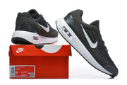 Black and white Nike Air Max Verse sneakers displayed with a box labeled size 8.