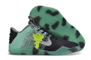 Mint green shoe with translucent-looking outsole visible beside a matching shoe