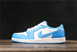 Jordan 1 Low North Carolina Blue Sneakers