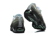 Rear and outsole views of Nike Air Max 95 TT sneakers showing the heel and sole details.