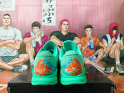 Rear view showing colorful heel panels and Kobe-inspired signatures
