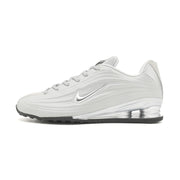 Side profile of silver Nike Shox Z R2 sneakers