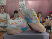 Two multicolor Nike Sabrina 2 basketball shoes shown from side and angled views.