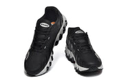 Nike Air Max DN 8 Paris sneakers shown from the front and top, with black laces and white oval tongue labels.