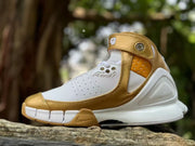 Reverse side view showing the ankle strap and perforated panels