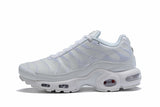 Nike Air Max Plus Sneakers, Black and White Leather Style