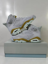 Jordan Air Jordan 6 High-Top Sneakers Paris Olympics White Gold