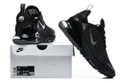 Black Nike Air Max 270 Premium sneakers displayed with a box labeled size EU 40.