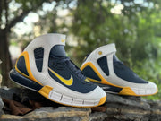 Angled view of a pair of Nike Kobe 2K5 high-top basketball shoes