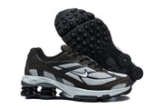 Nike Shox Ride 2 sneakers showing the side profile and black tread outsole.