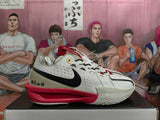 Nike Basketball Shoes, White, Black and Red Snake Year Style