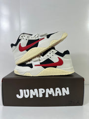Stacked view of the pair showing the side branding, forefoot straps, and textured outsoles.