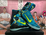 Nike Kobe 9 Elite High Basketball Shoes Blue Volt