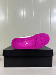 Bottom view showing the violet rubber outsole and Jordan logo.