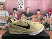 Side profile showing a black Swoosh and Kobe signature graphic