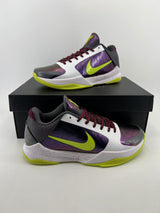 Nike Kobe 5 Protro Basketball Shoes White Purple Volt CD4991-100