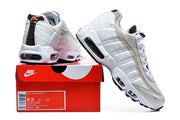 Nike Air Max 95 TT sneakers displayed with a box label showing a sample size and style code.