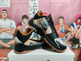 Nike Zoom Basketball Sneakers Black Brown