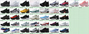 Grid of Nike Air Max Plus TN-style sneakers in multiple colorways, mostly labeled 36–49.