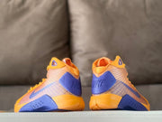 Rear view of the pair showing purple heel details