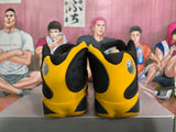 Jordan 13 Retro Black and Yellow Basketball Sneakers