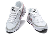 Pair of Nike Air Max BW sneakers shown from the front.