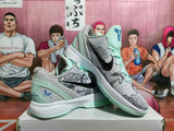 Nike Basketball Sneakers Grey Mint Horse Graphic