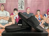 Nike Black Basketball Slides with Kobe Logo