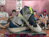 Nike White and Black Basketball Sneakers