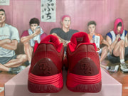 Rear view showing the padded collars, heel panels and molded heel details.
