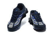 Front views of the Nike Shox Ride 2 sneakers, showing the laces and mesh-look panels.