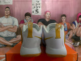 Nike Zoom Basketball Sneakers White and Yellow