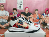 Nike Basketball Sneakers White Black Red