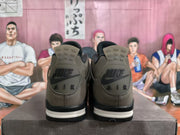 Rear view showing visible Nike and Air branding, black heel details, and a contrasting white midsole section.