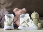 Rear view of the pair showing gray heel accents, padded collars, and white midsoles.