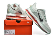 Nike Pegasus Premium shoes in mint and silver shown with their box; the box label displays size 8 and model name.